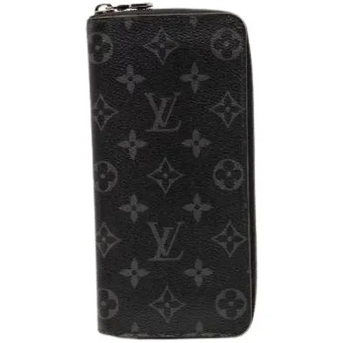 Pre-owned Wallets, male, , Size: ONE SIZE Pre-owned Zippy Wallet Vertical Monogram Long Wallet - Louis Vuitton Vintage - Modalova