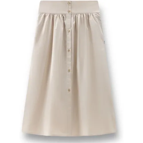 Midi Skirts , female, Sizes: S, XS - Woolrich - Modalova