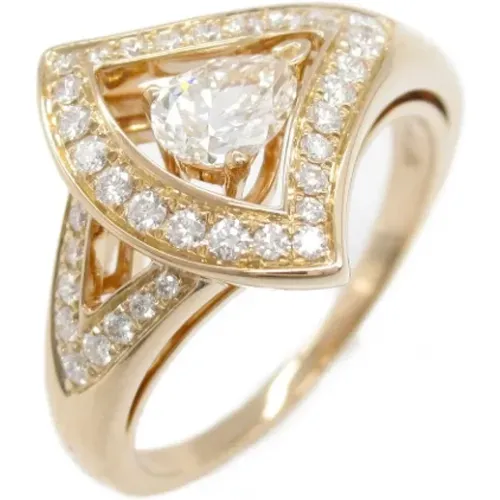 Pre-owned Jewellery, female, , Size: ONE SIZE Pre-owned Rose Gold rings - Bvlgari Vintage - Modalova