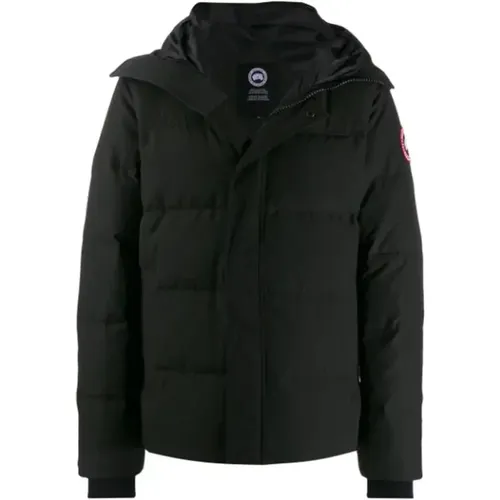 Quilted Hooded Parka , male, Sizes: L - Canada Goose - Modalova