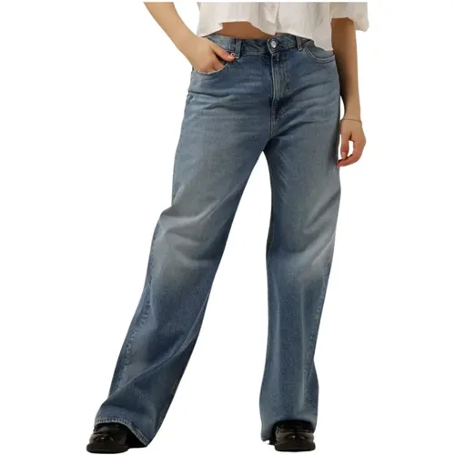 Weite Blaue Jeans Laelj Pants , Damen, Größe: W28 L32 - Replay - Modalova
