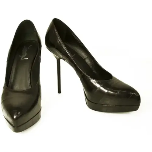 Pre-owned Leather heels , female, Sizes: 8 UK - Yves Saint Laurent Vintage - Modalova