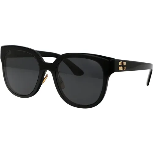 Stylish Sunglasses with 0MU 01Zs , female, Sizes: 55 MM - Miu Miu - Modalova