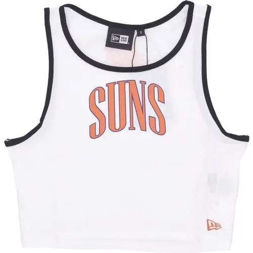 Sleeveless Tops, female, , Size: S Phoenix Suns Crop Tank Top - new era - Modalova