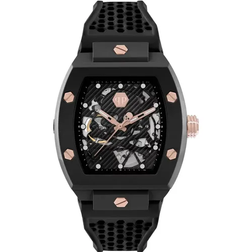 Watches, male, , Size: ONE SIZE Automatic Men's Watch The $keleton Ecoceramic - Philipp Plein - Modalova