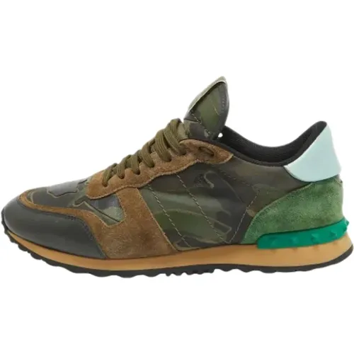 Pre-owned Sneakers, male, , Size: 11 US Pre-owned Canvas sneakers - Valentino Vintage - Modalova