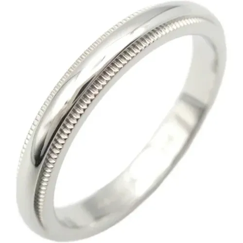 Pre-owned Jewellery, female, , Size: ONE SIZE Pre-owned Platinum rings - Tiffany & Co. Pre-owned - Modalova