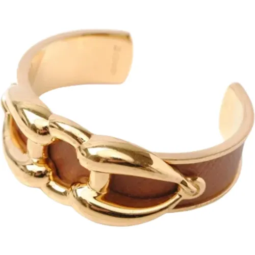 Pre-owned Jewellery, female, , Size: ONE SIZE Pre-owned Leather bracelets - Hermès Vintage - Modalova