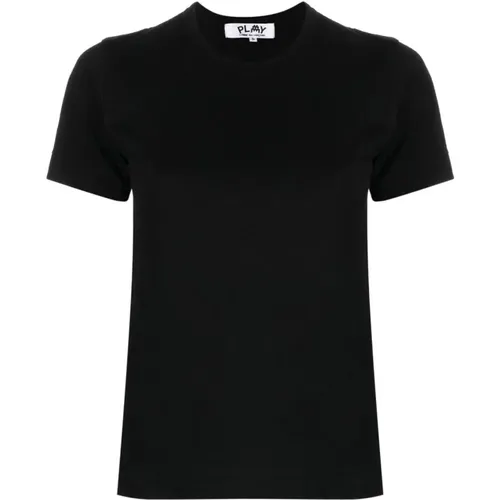 Schwarzes T-Shirt , Damen, Größe: L - Comme des Garçons - Modalova
