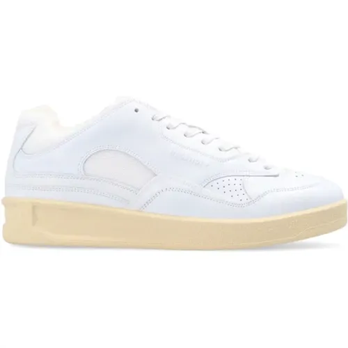 Sneakers, male, , Size: 8 US Sneakers with logo - Jil Sander - Modalova