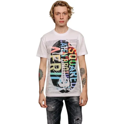 Chices Weißes T-Shirt Dsquared2 - Dsquared2 - Modalova