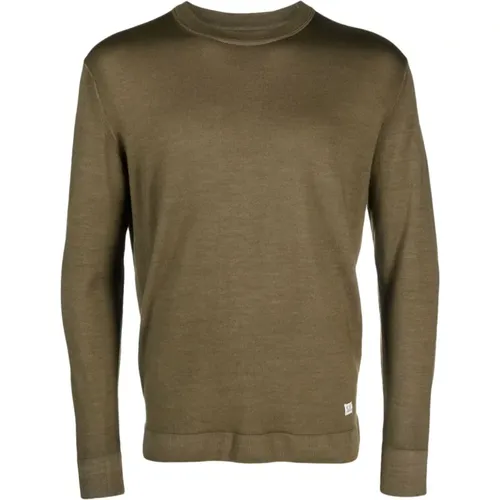 Militärgrüner Pullover , Herren, Größe: M - C.P. Company - Modalova