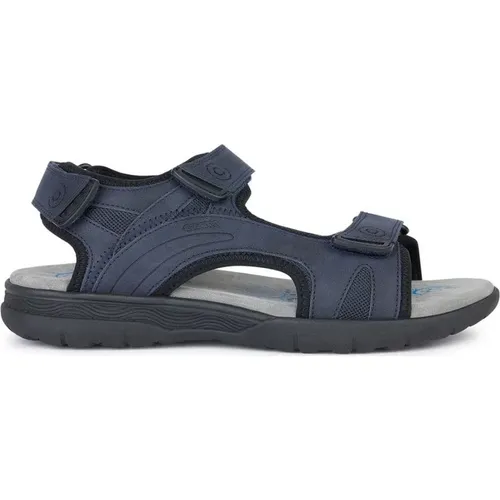 Flat Sandals for Men , male, Sizes: 8 UK, 9 UK - Geox - Modalova