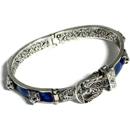 Pre-owned Jewellery, female, , Size: ONE SIZE Pre-owned Silver bracelets - Gucci Vintage - Modalova