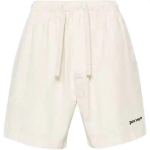 Schwarze Logo Bermuda Shorts , Herren, Größe: S - Palm Angels - Modalova