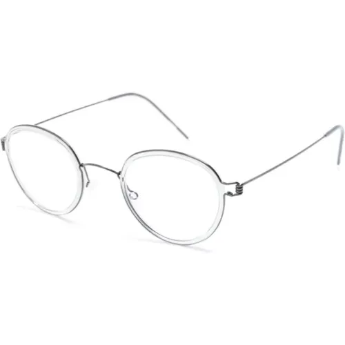 Schwarze Optische Brille für den Alltag , Damen, Größe: 44 MM - lindbergh - Modalova