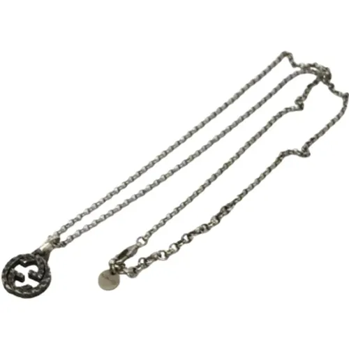 Pre-owned Metal necklaces , female, Sizes: ONE SIZE - Gucci Vintage - Modalova