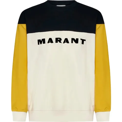 Sweatshirts, male, , Size: S Yellow Sweater Marant - Isabel marant - Modalova