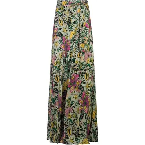 Garden Paisley Maxi Skirt , female, Sizes: M, XS - Diane Von Furstenberg - Modalova