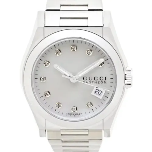 Pre-owned Watches, female, , Size: ONE SIZE Pre-owned Stainless Steel watches - Gucci Vintage - Modalova