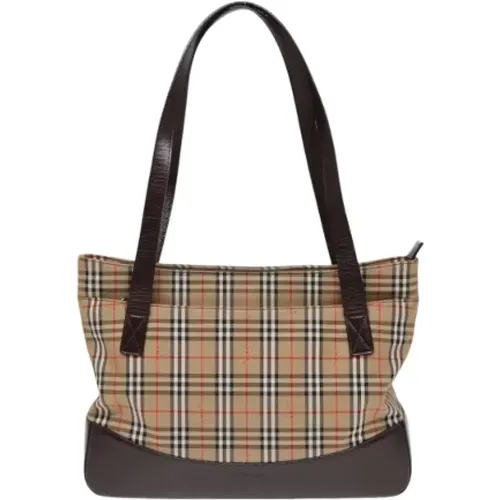 Pre-owned Tote Bags, female, , Size: ONE SIZE Pre-owned Canvas totes - Burberry Vintage - Modalova