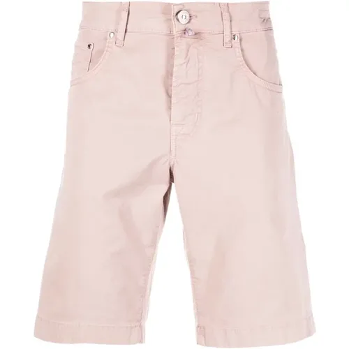 Cotton Shorts with Pockets , male, Sizes: W34 - Jacob Cohën - Modalova