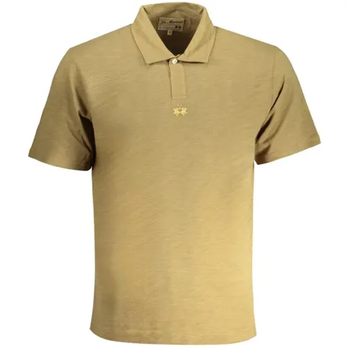 Cotton Polo Shirt with Embroidery , male, Sizes: XL, L, M, 2XL, S - LA MARTINA - Modalova