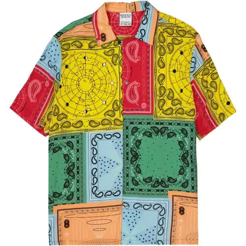 Colour-Block Shirt , male, Sizes: S - Marcelo Burlon - Modalova