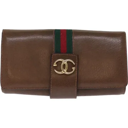 Pre-owned Wallets, female, , Size: ONE SIZE Pre-owned Leather gucci-bags - Gucci Vintage - Modalova