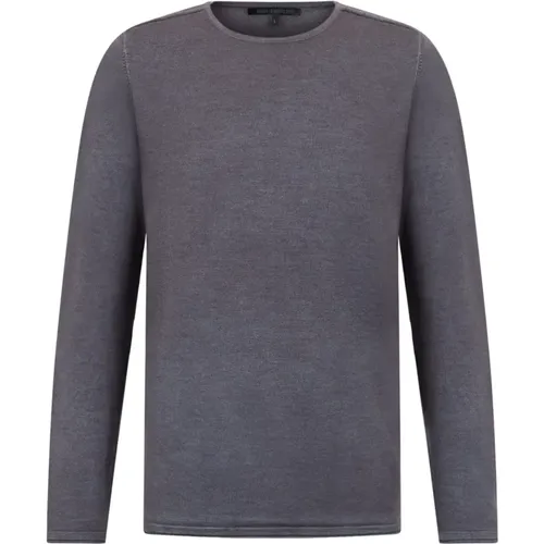 Herren Merinowollpullover in Grau , Herren, Größe: XL - drykorn - Modalova