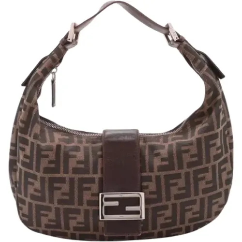 Pre-owned Canvas shoulder-bags , female, Sizes: ONE SIZE - Fendi Vintage - Modalova