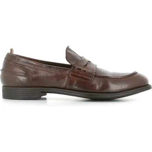 Loafers, male, , Size: 9 1/2 US Vintage Leather Sandals - Officine Creative - Modalova