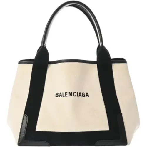 Pre-owned Tote Bags, female, , Size: ONE SIZE Pre-owned Canvas balenciaga-bags - Balenciaga Vintage - Modalova