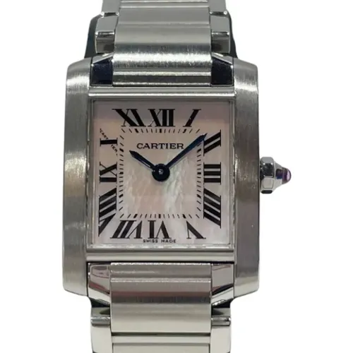 Pre-owned Watches, female, , Size: ONE SIZE Pre-owned Stainless Steel watches - Cartier Vintage - Modalova