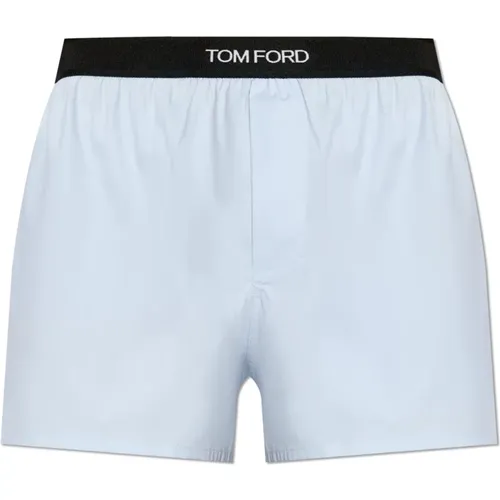 Bottoms, male, , Size: 2XL Boxer shorts with logo - Tom Ford - Modalova