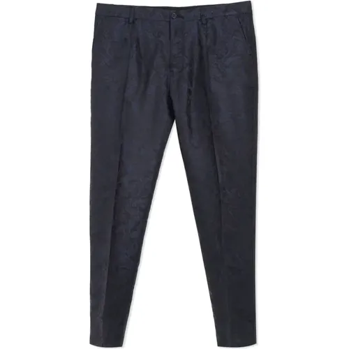 Jacquard Trousers , male, Sizes: XL - Dolce & Gabbana - Modalova