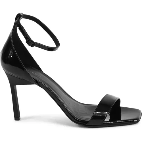 High Heel Sandals, female, , Size: 11 US Italian Leather Sandal Elegant Style - Calvin Klein - Modalova