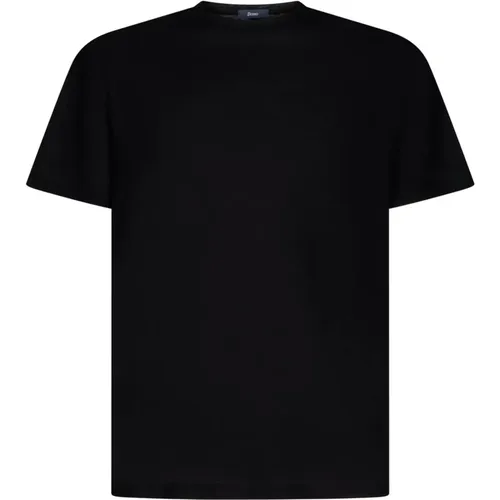 Schwarze T-Shirts und Polos , Herren, Größe: 2XL - Herno - Modalova