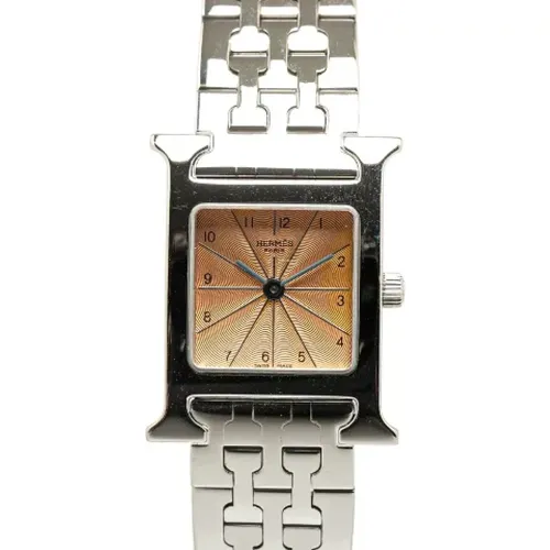 Pre-owned Metal watches , female, Sizes: ONE SIZE - Hermès Vintage - Modalova