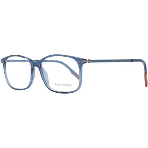 Glasses, male, , Size: ONE SIZE Rectangle Optical Frames - Zegna - Modalova