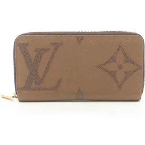 Pre-owned Wallets, female, , Size: ONE SIZE Pre-owned Canvas wallets - Louis Vuitton Vintage - Modalova