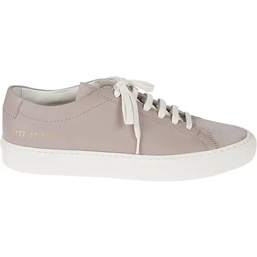 Grey Suede Original Achilles Sneakers , female, Sizes: 2 UK, 6 UK, 3 UK, 7 UK, 8 UK - Common Projects - Modalova