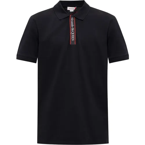 Polo shirt with logo , male, Sizes: S - alexander mcqueen - Modalova