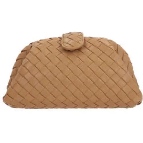 Woven Leather Clutch Bag , female, Sizes: ONE SIZE - Bottega Veneta - Modalova