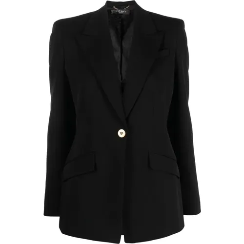 Blazer jacket , female, Sizes: S - Versace - Modalova