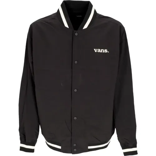 Schwarze Moore Varsity Jacke Streetwear , Herren, Größe: S - Vans - Modalova