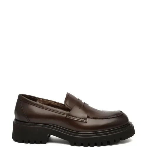 Leather Loafer Shoe , female, Sizes: 4 1/2 UK, 7 UK, 4 UK, 5 UK, 2 UK, 3 UK, 6 UK - Rotta - Modalova