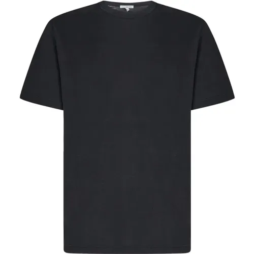 Charcoal Gray Ribbed T-shirt and Polo , male, Sizes: S - James Perse - Modalova
