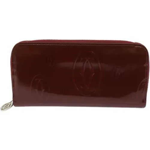 Pre-owned Wallets, female, , Size: ONE SIZE Pre-owned Leather wallets - Cartier Vintage - Modalova