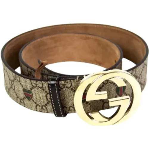 Pre-owned Belts, female, , Size: ONE SIZE Pre-owned Leather belts - Gucci Vintage - Modalova